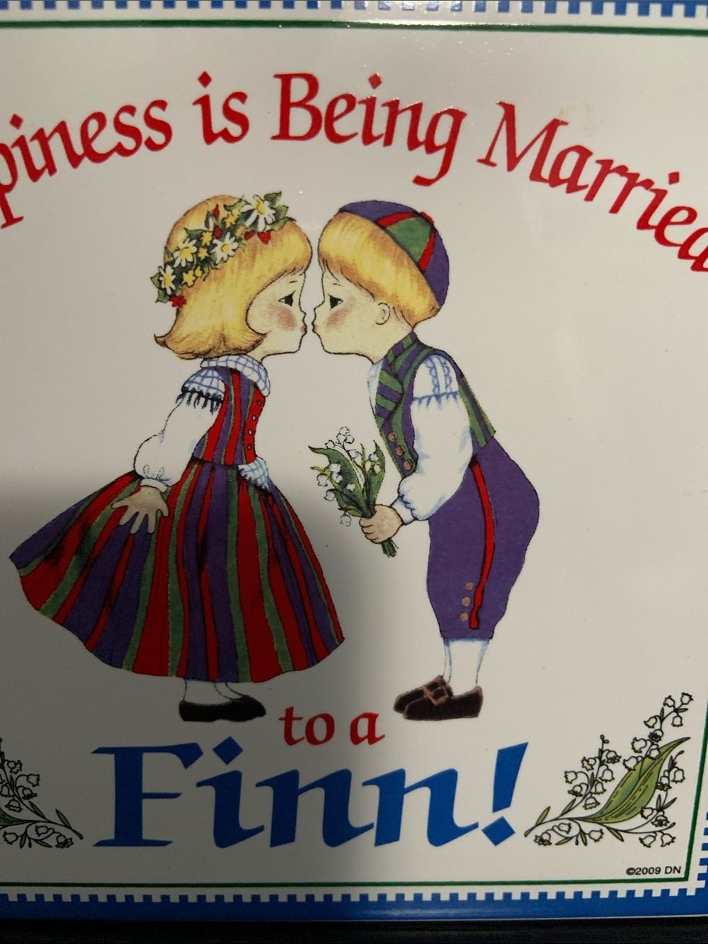 Trivet with Finnish Saying - Picture 4 of 4